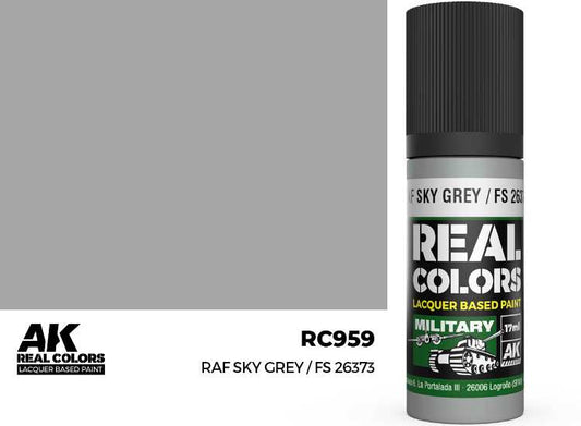 17ml AK Interactive - Real Colors Lacquer Paint - RAF Sky Grey