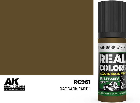 17ml AK Interactive - Real Colors Lacquer Paint - RAF Dark Earth