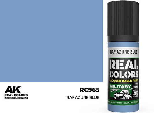 17ml AK Interactive - Real Colors Lacquer Paint - RAF Azure Blue