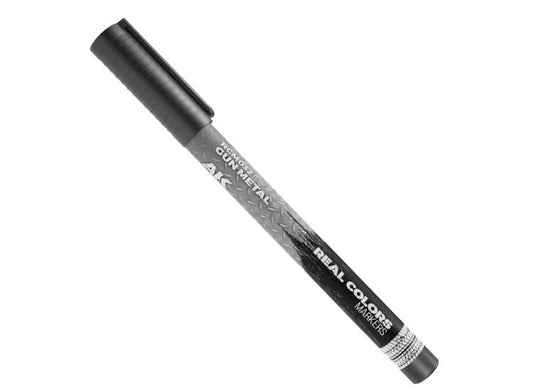 - AK Interactive - Gun Metal - Real Colors Markers