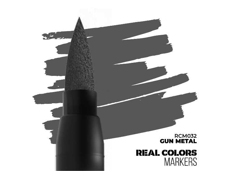 - AK Interactive - Gun Metal - Real Colors Markers