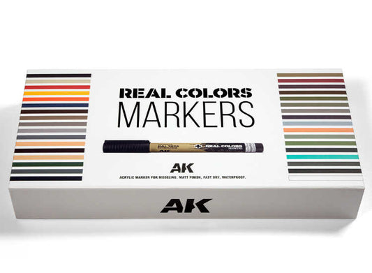 - AK Interactive - Real Colors Markers Deluxe Case