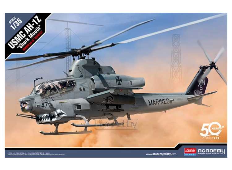 1/35 Academy - USMC AH-1Z Shark Mouth (Viper)