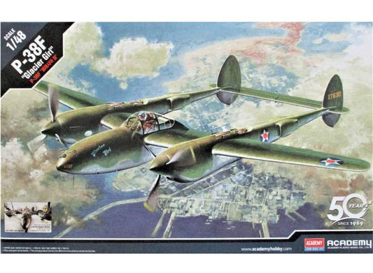1/48 Academy - P-38F Lightning ' Glacier Girl'