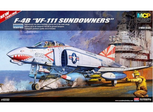 1/48 Academy - F-4B Phantom II VF-111 Sundowners