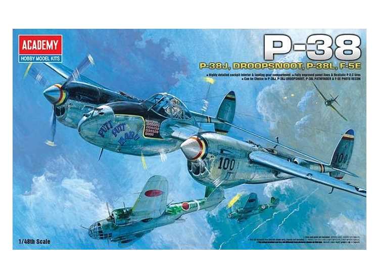 1/48 Academy - P-38 Combination Version