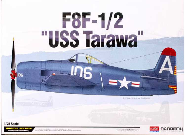 1/48 Academy - F8F-1/2 USS Tarawa