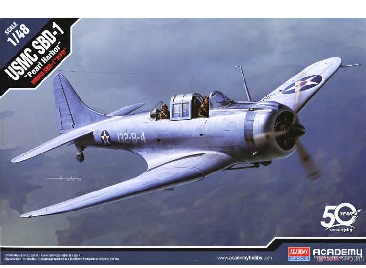 1/48 Academy - USMC SBD-1 Dauntless Pearl Harbor