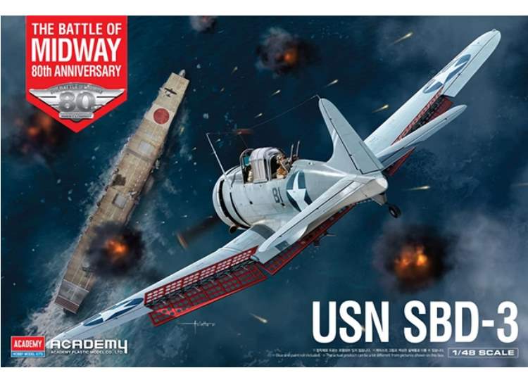 1/48 Academy - USN SBD-3 The Battle of Midway
