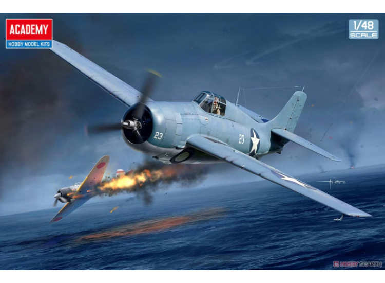 1/48 Academy - USN F4F-4 Battle of Midway