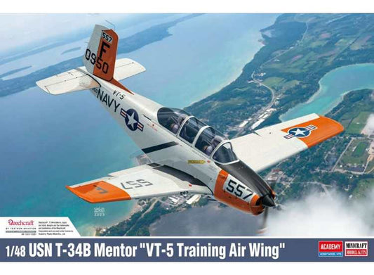 1/48 Academy - USN T-34B Mentor 'VT-5 Training Air Wing'