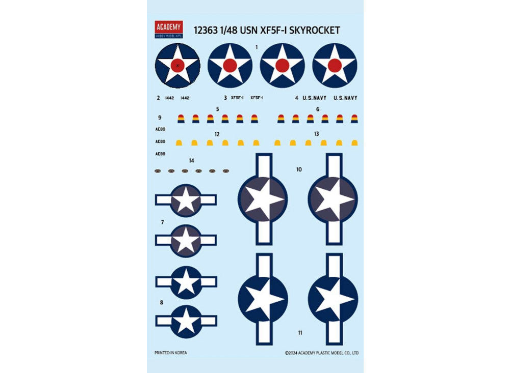 1/48 Academy - USN XF5F-1 Skyrocket