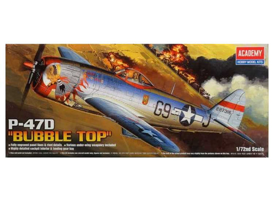 1/72 Academy - P-47D Thunderbolt Bubble Top