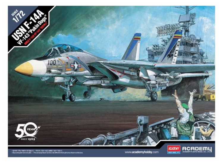 1/72 Academy - USN F-14A VF-143 "Pukin Dogs"