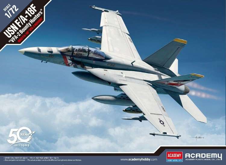 1/72 Academy - USN F/A-18F Hornet 'VFA-2 Bounty Hunters'