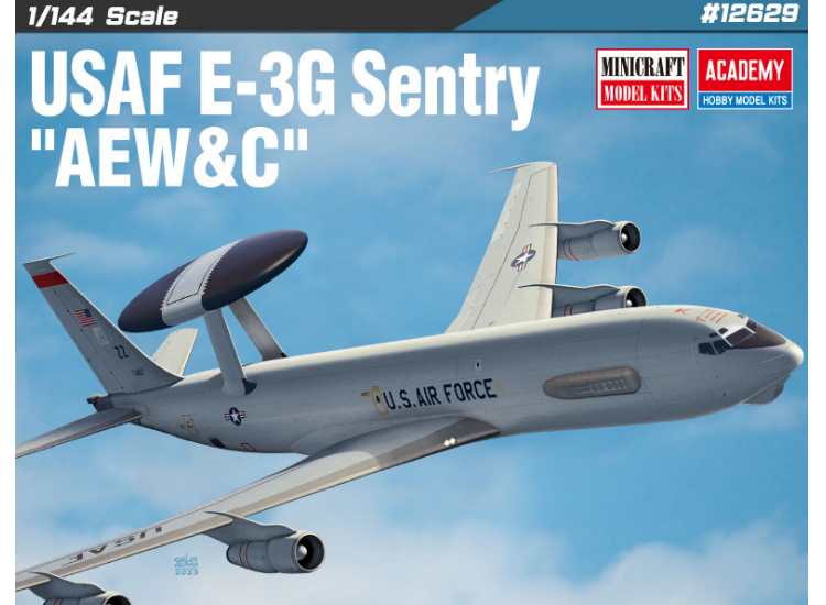 1/144 Academy - Boeing E-3G AEW&C Sentry/AWACS