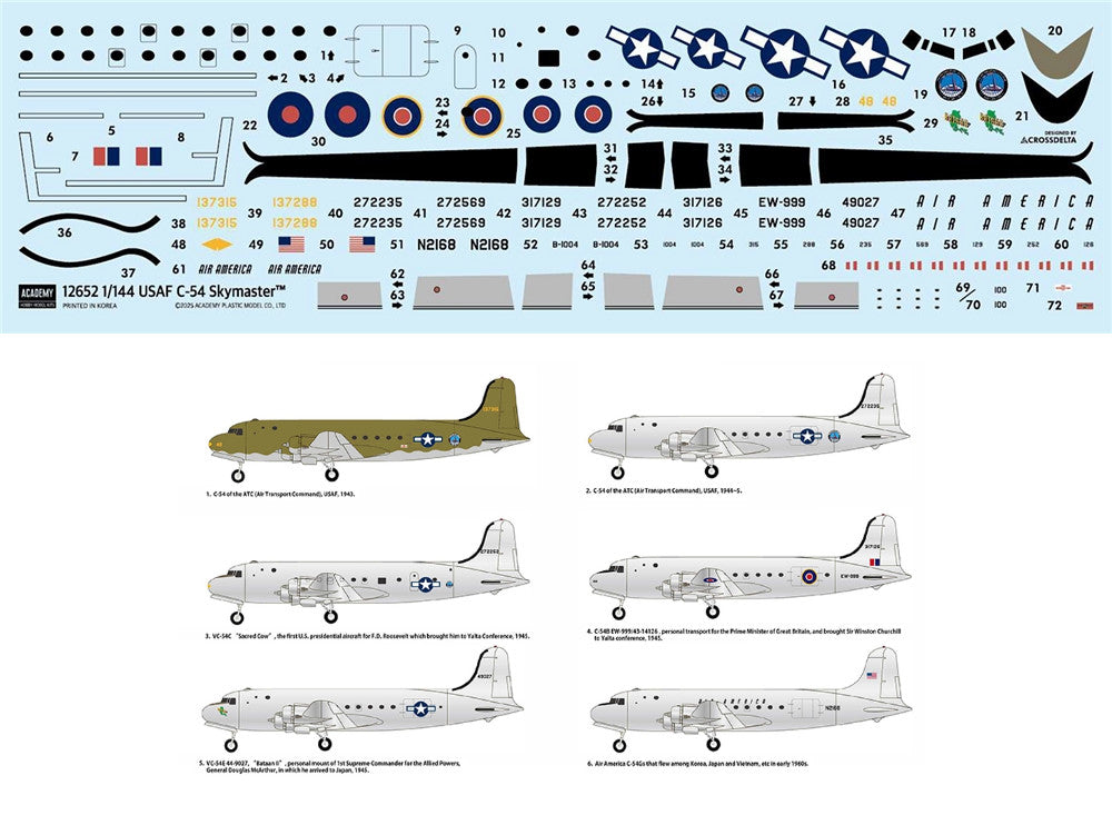 1/144 Academy - Douglas C-54 Skymaster
