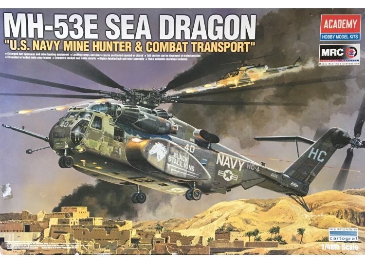 1/48 Academy - MH-53E SEA Dragon - U.S Navy Mine Hunter & Combat Transport