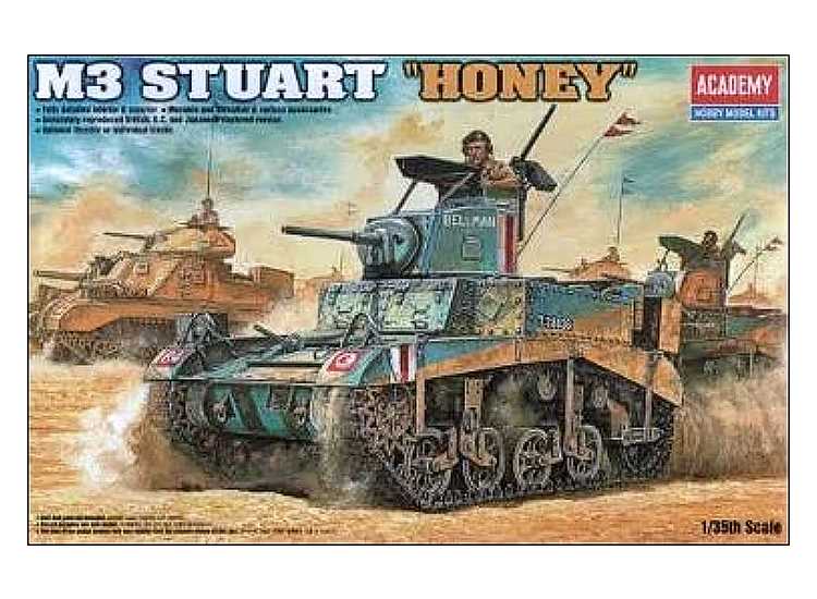 1/35 Academy - M3 Stuart Honey - British Version