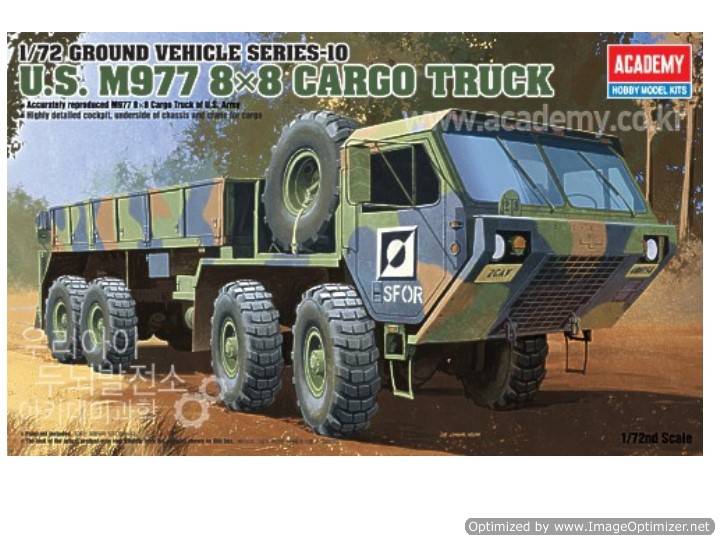 1/72 Academy - M997 8x8 Cargo truck