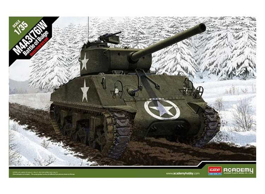 1/35 Academy - M4A3 (76) W US Army Battle of Bulge