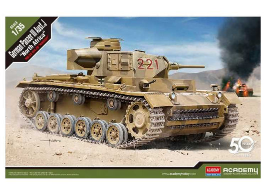1/35 Academy - German Panzer III Ausf J North Africa