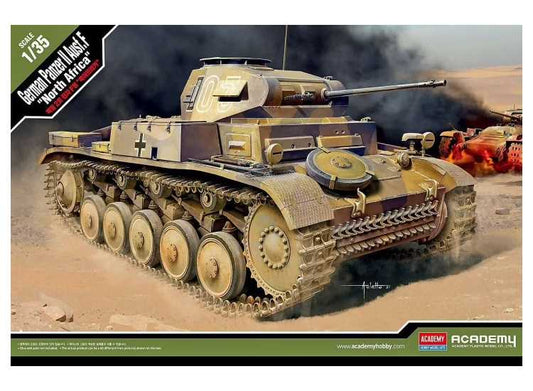 1/35 Academy - German Panzer II Ausf F North Africa