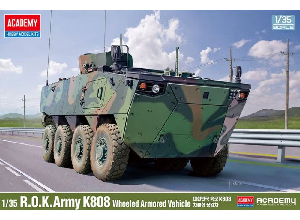 1/35 Academy - ROK Army K808 Wheeled Armored Vehicle