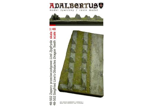 1/48 Adalbertus - Siegfried Line Obstacles 'Dragon Teeth' 