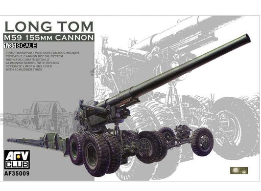 1/35 AFV Club - M59 Long Tom 155mm Cannon & Limber