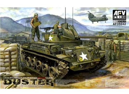 1/35 AFV Club - M42A1 Duster SPAA Gun Late Type (Vietnam War) - DAMAGED BOX