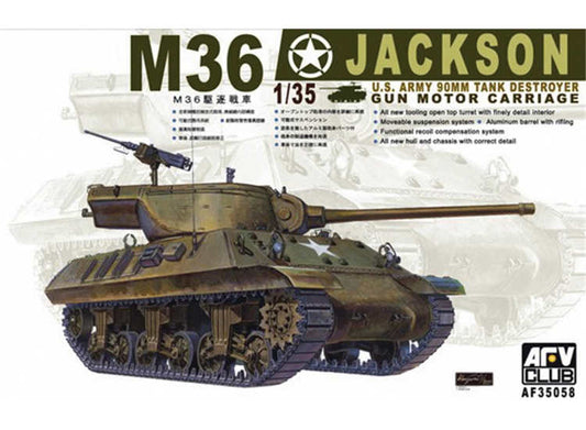 1/35 AFV Club - M36 Jackson 90mm Tank Destroyer Gun carriage