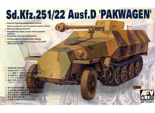1/35 AFV Club - Sd.Kfz. 251/22 Ausf.D Pakwagen
