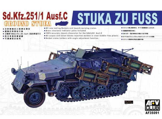 1/35 AFV Club - Sd.Kfz 251/1 Ausf C 'Stuka du Fuss'