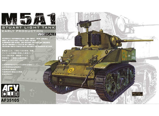 1/35 AFV Club - M5A1 "STUART" Light Tank Early Type