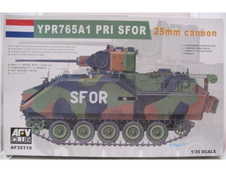 1/35 AFV Club - YPR765A1 PRI SFOR 25mm cannon