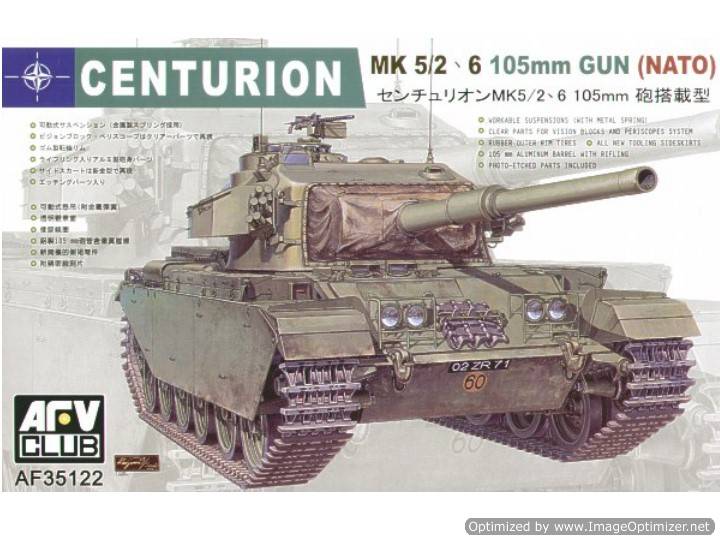 1/35 AFV Club - Centurion Mk.5/2/6 105mm (NATO)