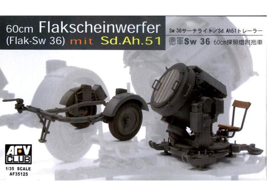 1/35 AFV Club - German SW-36 Searchlight/with Sd.Ah.51 Trailer