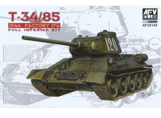 1/35 AFV Club - T-34/85 1944 No174 w/ Full Interior