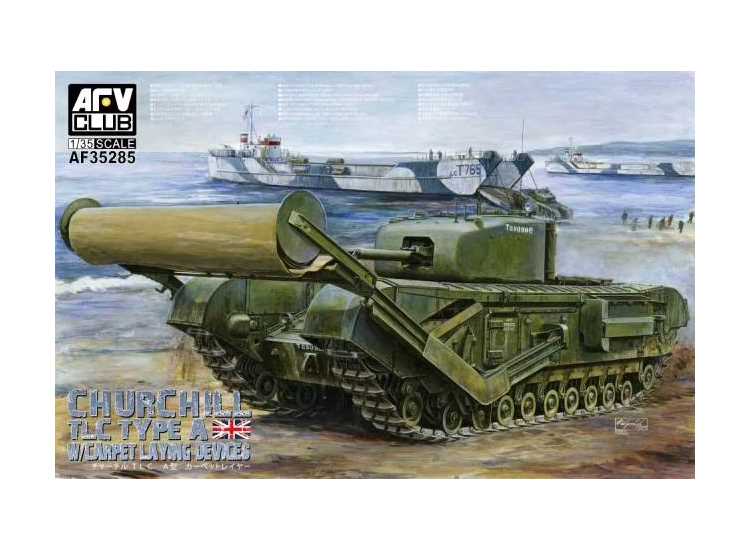 1/35 AFV Club - Churchill TLC Type-A w/Carpet Laying Device