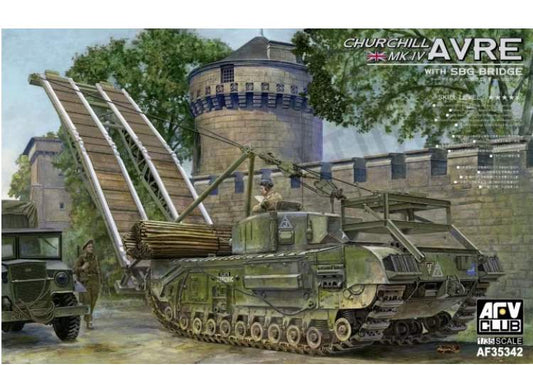 1/35 AFV Club - Churchill Mk.IV AVRE with SBG bridge