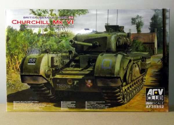 1/35 AFV Club - Churchill Mk VI W/ QF 75MM MkV Gun