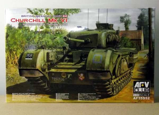 1/35 AFV Club - Churchill Mk VI W/ QF 75MM MkV Gun
