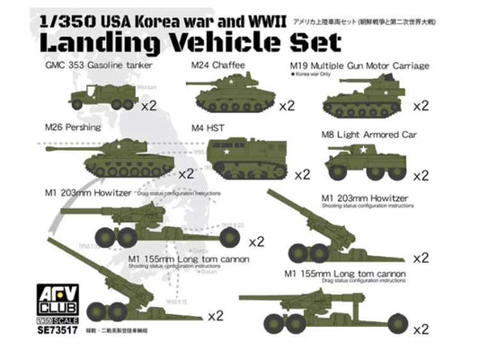 1/350 AFV Club - USA Korean War / WWII Landing Vehicle Set 2