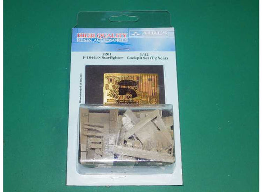 1/32 Aires - Lockheed F-104G/S Starfighter cockpit set (C2 seat) (designed to be used with Italeri kits)