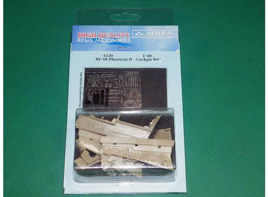 1/48 Aires - McDonnell RF-4B Phantom cockpit set (designed to be used with Hasegawa kits)