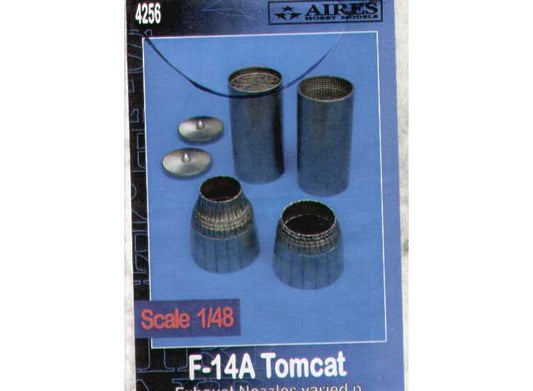 1/48 Aires - Grumman F-14A Tomcat exhaust nozzles- varied (designed to be used with Hasegawa kits)