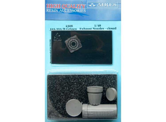 1/48 Aires - Saab JAS-39A/AS-39B Gripen exhaust nozzle closed (designed to be used with Italeri kits)