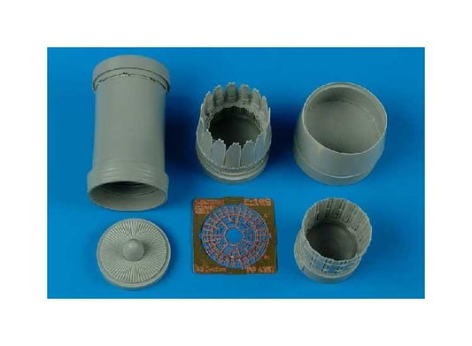 1/48 Aires - Lockheed-Martin F-16C Falcon block 25/32 exhaust nozzle (designed to be used with Tamiya kits)