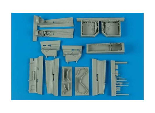 1/48 Aires - Sukhoi Su-27 Flanker B wheel bay (designed to be used with Academy kits)